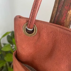 Margot brown leather crossbody